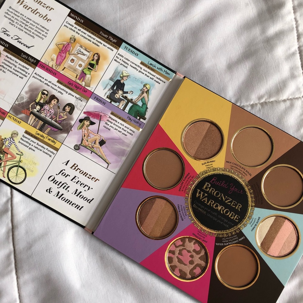 TOO FACED little black book of bronzers